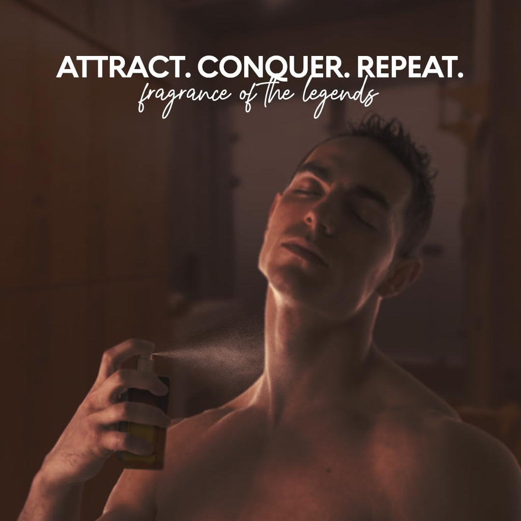 BellaVita Luxury Mens Gift Set & G.O.A.T. Man Perfume Combo | Perfume for Men with Bergamot, Lavender & Patchouli Oriental | Long-Lasting Cologne for Men